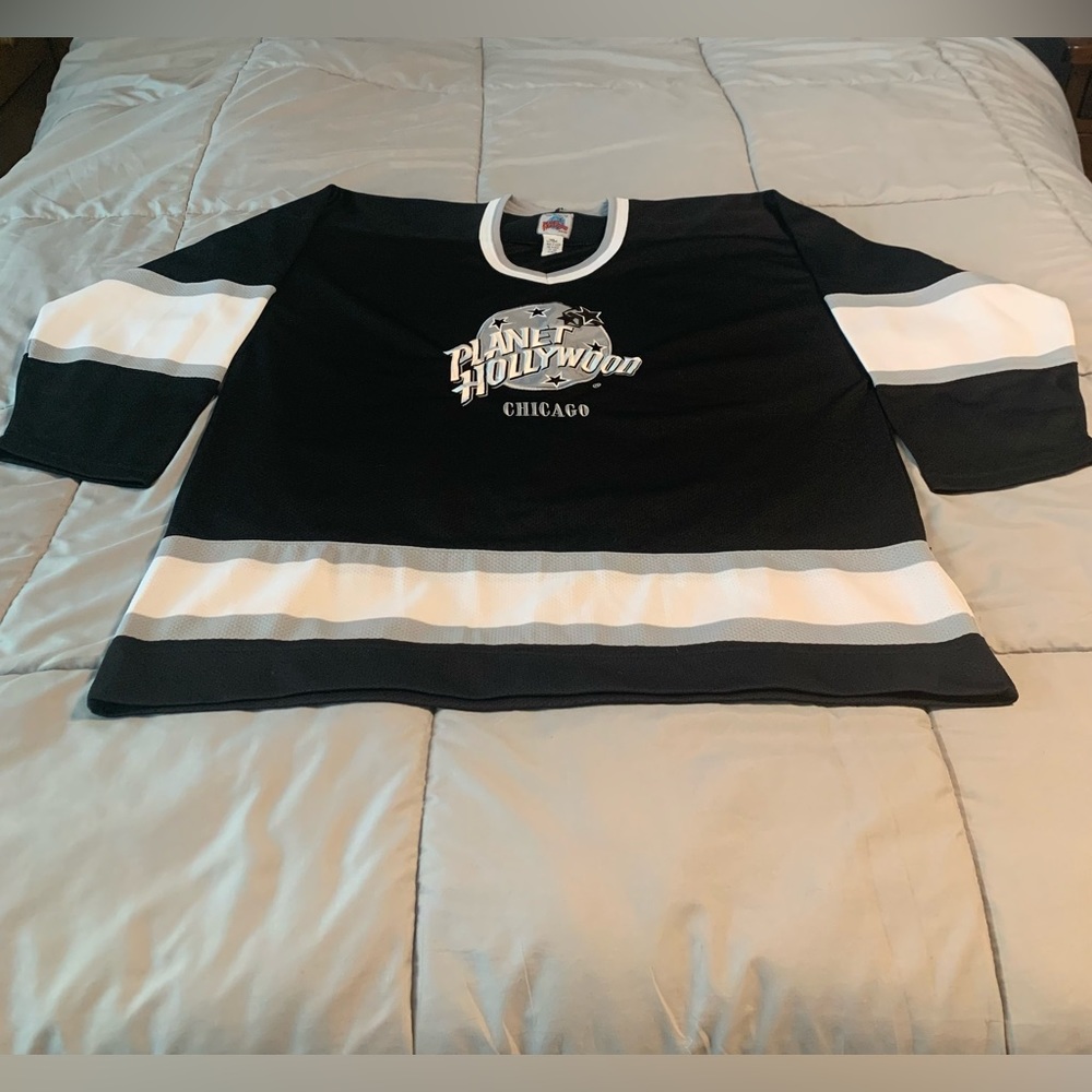 Planet Hollywood Chicago Hockey Jersey XL Rare